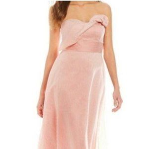Perfect Peach Midi Dress